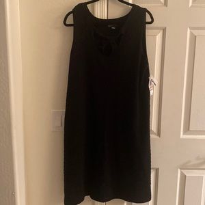 NWT Sleeveless Black Dress